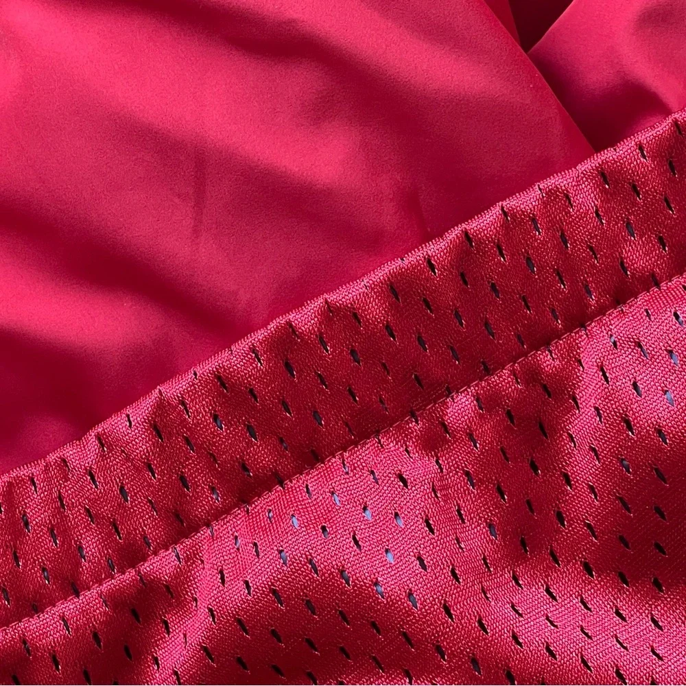 NWT MENS FENDI x KWAY LIMITED EDITION ITALY PERFORATED RED REVERSIBLE JACKET MED - Picture 10 of 15